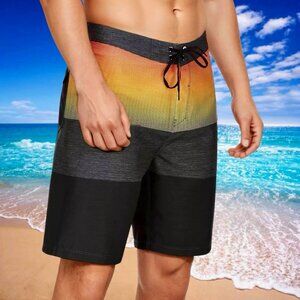 Hurley Men's Valley 20"-inch Colorblock Board Shorts Size 32